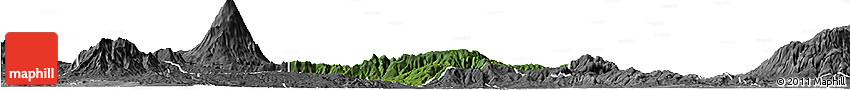 Satellite Horizon Map of Kab. Kuningan, desaturated