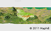 Physical Panoramic Map of Kab. Kuningan, satellite outside