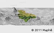 Satellite Panoramic Map of Kab. Kuningan, lighten, desaturated