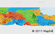 Political Panoramic Map of Kab. Majalengka