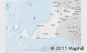 Silver Style 3D Map of Kab. Pandeglang