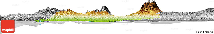 Physical Horizon Map of Kab. Sukabumi, desaturated