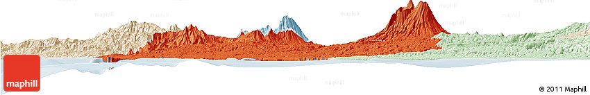 Political Horizon Map of Kab. Sukabumi, lighten