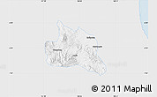 Silver Style Map of Kab. Sumedang, single color outside