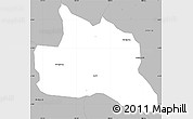 Gray Simple Map of Kab. Sumedang