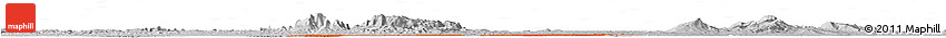Political Horizon Map of Kab. Tangerang, lighten, desaturated