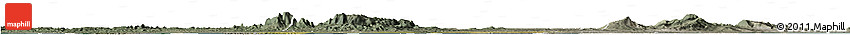 Satellite Horizon Map of Kab. Tangerang, semi-desaturated