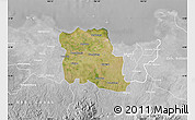 Satellite Map of Kab. Tangerang, lighten, desaturated