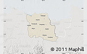 Shaded Relief Map of Kab. Tangerang, lighten, semi-desaturated
