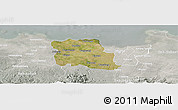 Satellite Panoramic Map of Kab. Tangerang, lighten, semi-desaturated