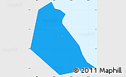 Political Simple Map of Kodya. Cirebon, single color outside