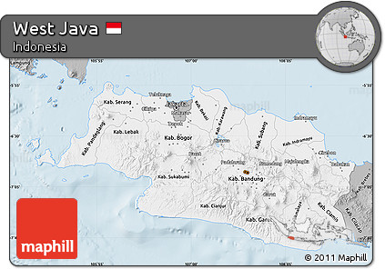 Gray Map of West Java