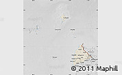 Shaded Relief Map of Kab. Sambas, desaturated