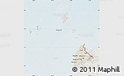 Shaded Relief Map of Kab. Sambas, lighten