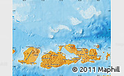 Political Shades Map of West Nusa Tenggara