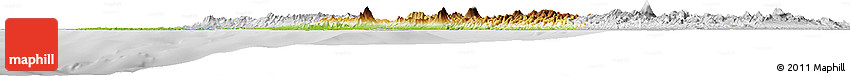 Physical Horizon Map of West Sumatera, lighten, desaturated