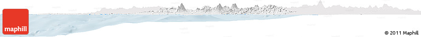 Silver Style Horizon Map of West Sumatera, single color outside