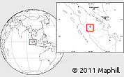 Blank Location Map of Kodya. Padang Panjang