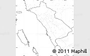 Blank Simple Map of West Sumatera, no labels