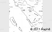 Blank Simple Map of West Sumatera