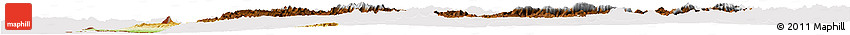Physical Horizon Map of Bakhtaran, cropped outside