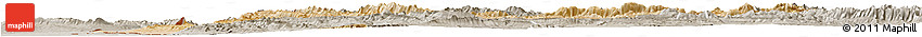 Satellite Horizon Map of Bakhtaran, semi-desaturated