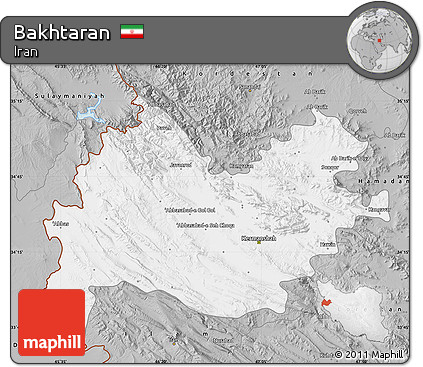 Gray Map of Bakhtaran