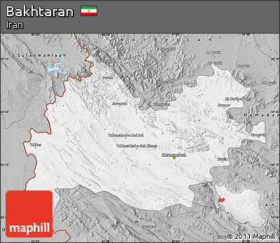 Gray Map of Bakhtaran