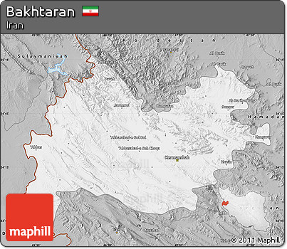 Gray Map of Bakhtaran
