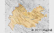 Satellite Map of Bakhtaran, lighten, desaturated