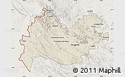Shaded Relief Map of Bakhtaran, lighten