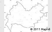Blank Simple Map of Bakhtaran, cropped outside, no labels