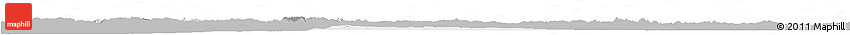 Gray Horizon Map of Esfahan, single color outside