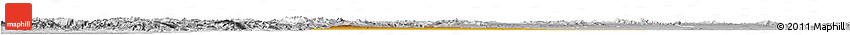 Physical Horizon Map of Esfahan, lighten, desaturated