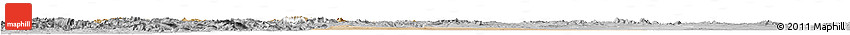 Satellite Horizon Map of Esfahan, desaturated