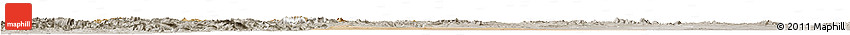Satellite Horizon Map of Esfahan, semi-desaturated