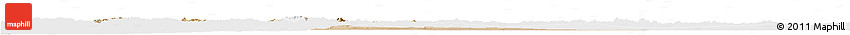 Satellite Horizon Map of Esfahan, single color outside