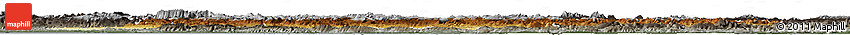 Physical Horizon Map of Fars, darken, semi-desaturated