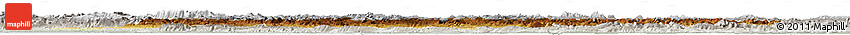 Physical Horizon Map of Fars, lighten, semi-desaturated