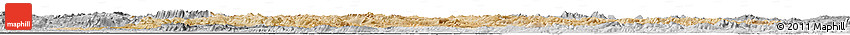 Satellite Horizon Map of Fars, desaturated