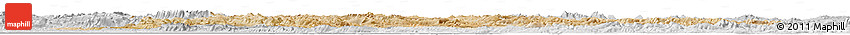 Satellite Horizon Map of Fars, lighten, desaturated