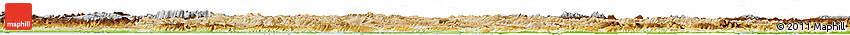 Satellite Horizon Map of Fars, physical outside