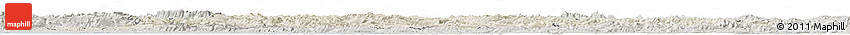 Shaded Relief Horizon Map of Fars, semi-desaturated
