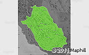 Political Map of Fars, darken, desaturated