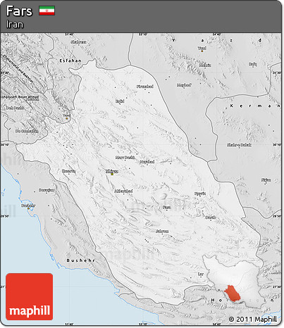 Silver Style Map of Fars