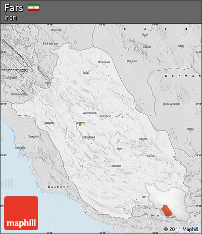 Silver Style Map of Fars