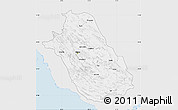 Silver Style Map of Fars, single color outside