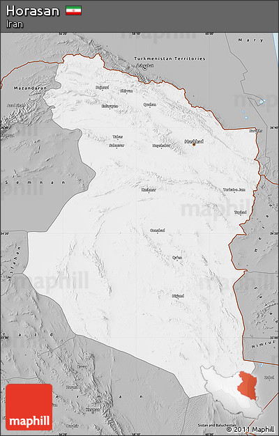 Gray Map of Horasan