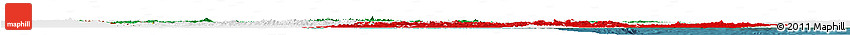 Flag Horizon Map of Iran, single color outside, satellite sea