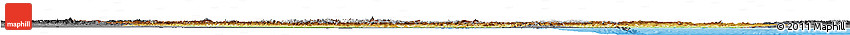 Physical Horizon Map of Iran, darken, desaturated, land only